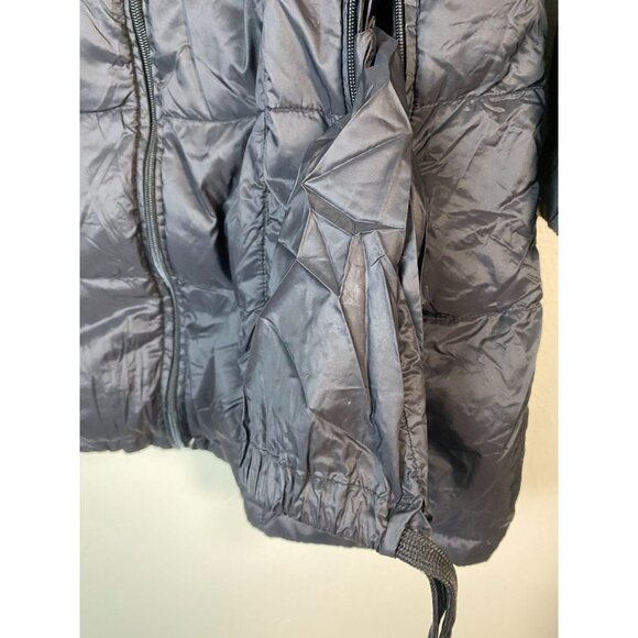 Michael Kors Packable Down Fill Puffer Jacket Coat Women Size Small Black Hooded - Picture 13 of 16